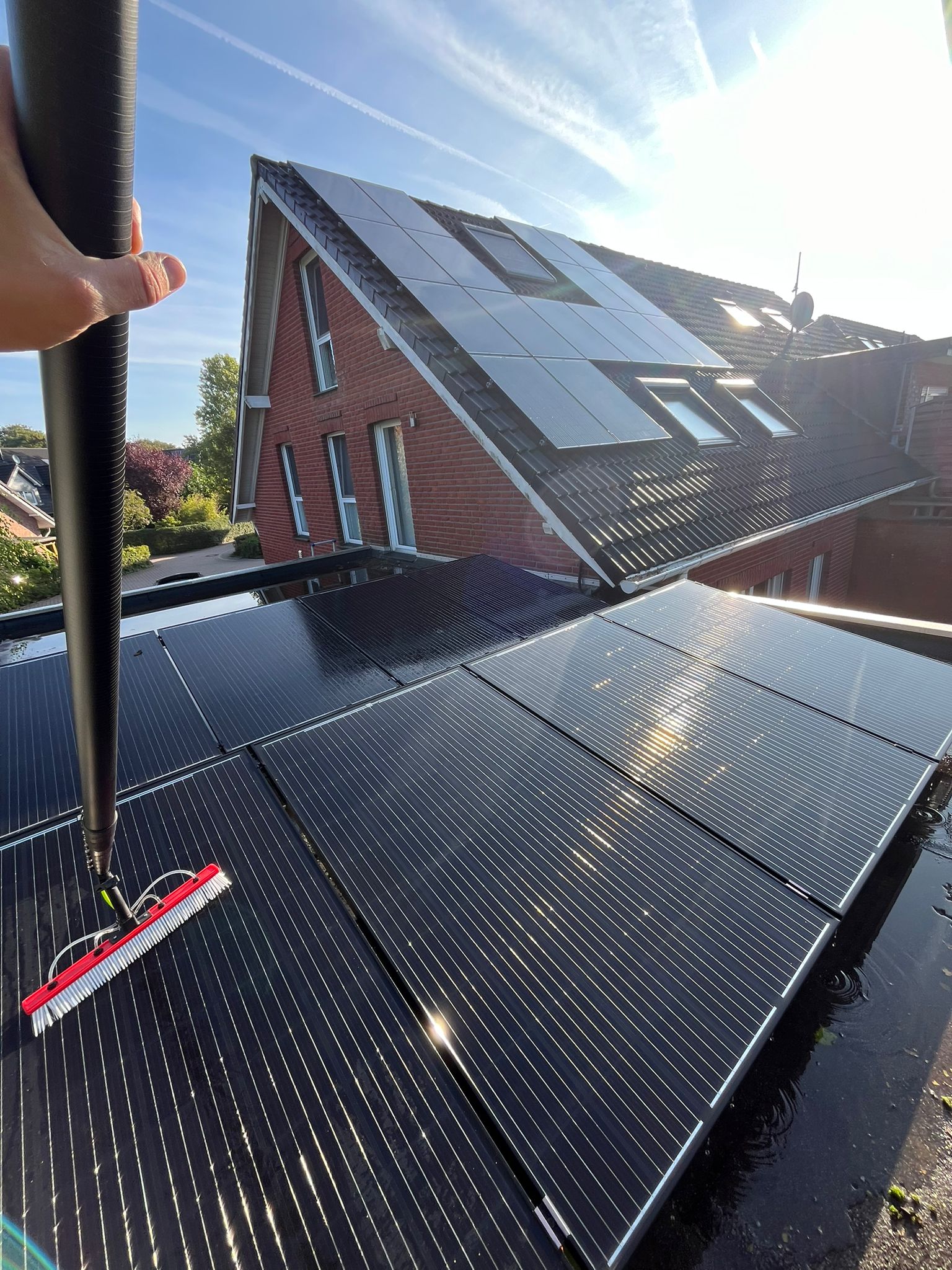 Photovoltaik-Reinigung