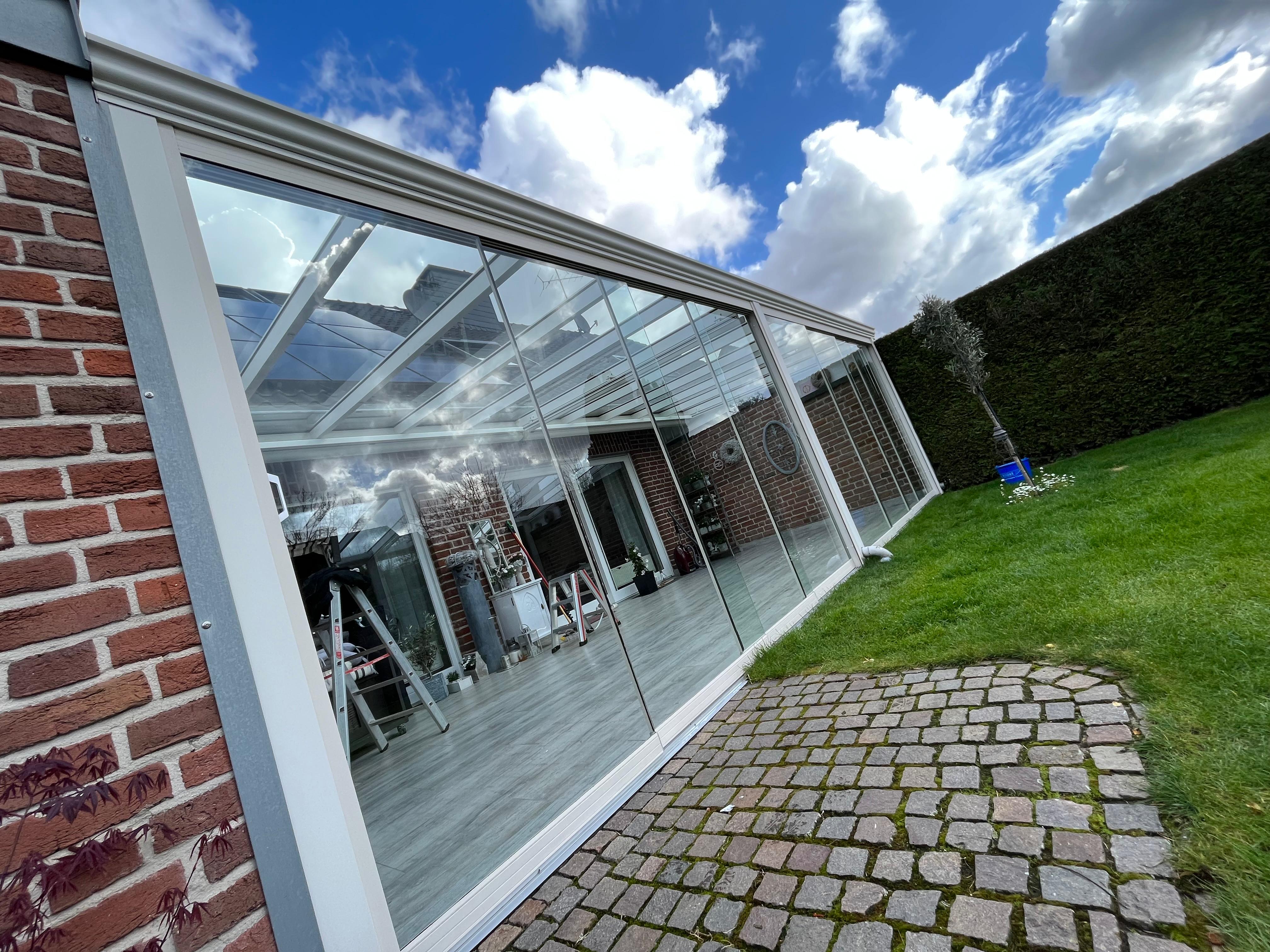 Glasreinigung Garten