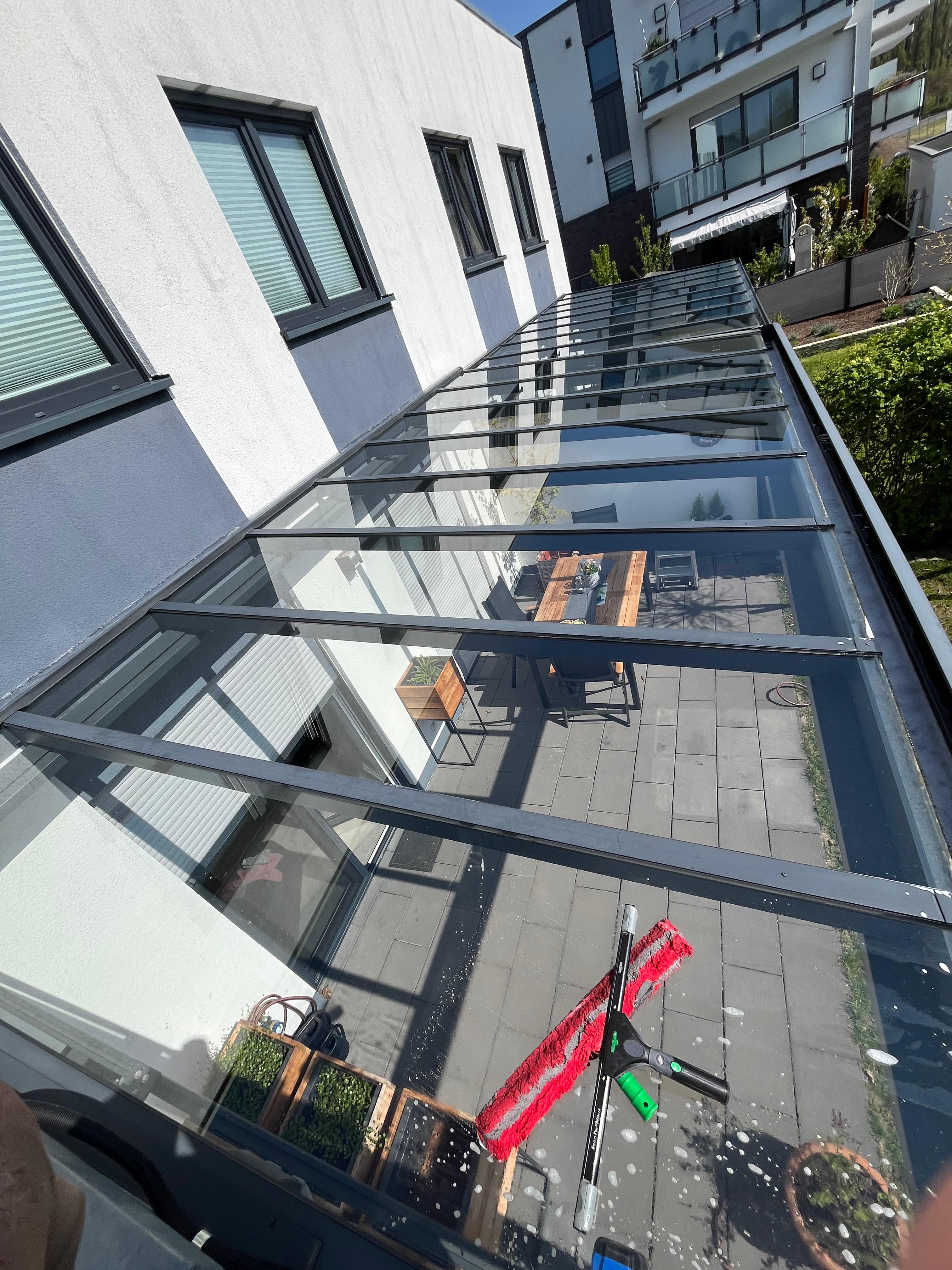 Terrassendachreinigung